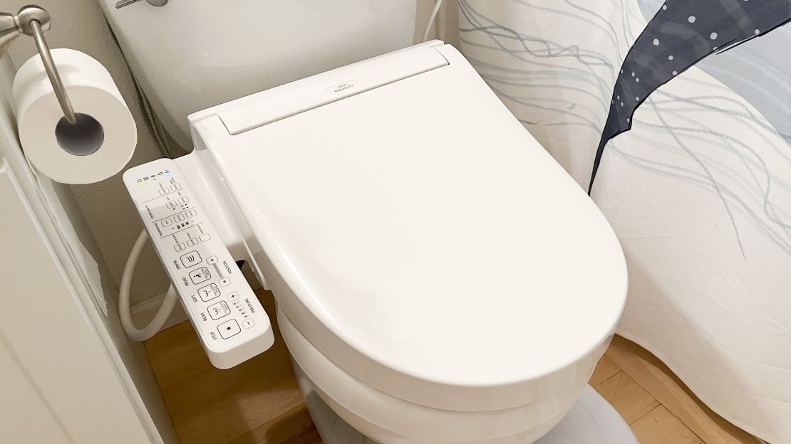 Toto Washlet C2 installed on a toilet