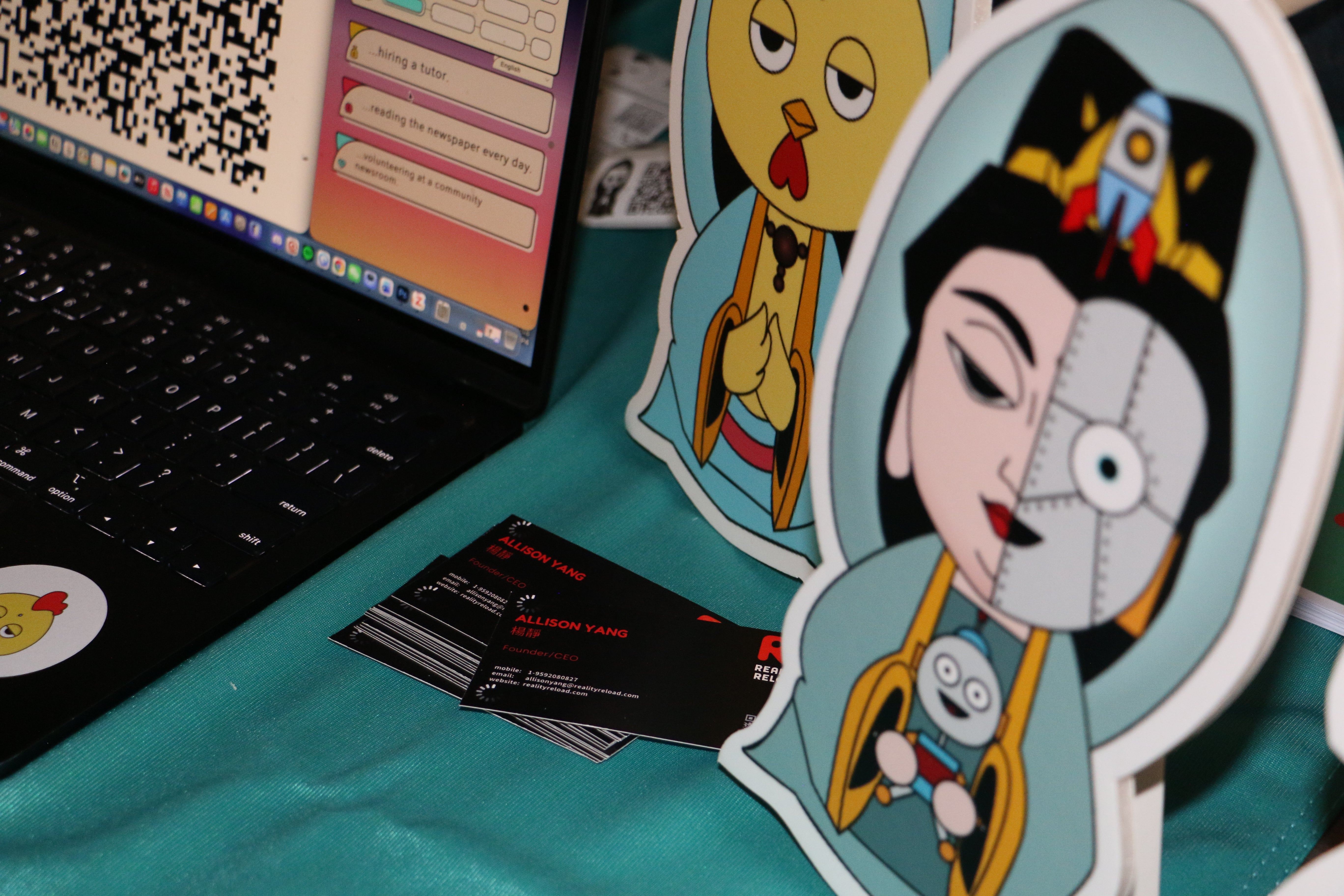 Art of the Coder Buddha (right) and the Crispy Buddha (left), described as the game's 