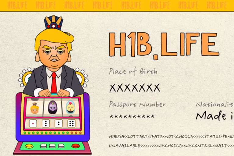 A new video game depicts America’s H-1B visa process as a maddening slot machine — and Donald Trump as its jealous god-Breaking News, Latest Updates