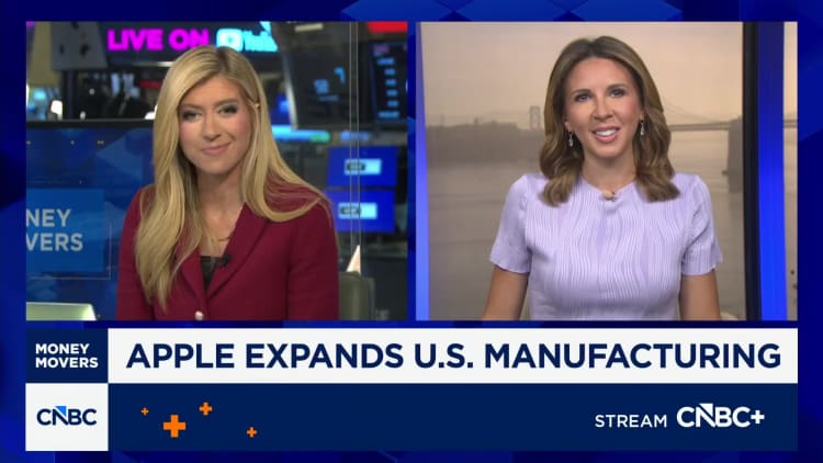 Apple expands U.S. manufacturing