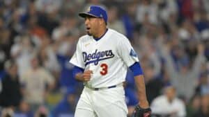 Diaz thrills Dodger Stadium with trumpet entrance, first save | Latest Sports News