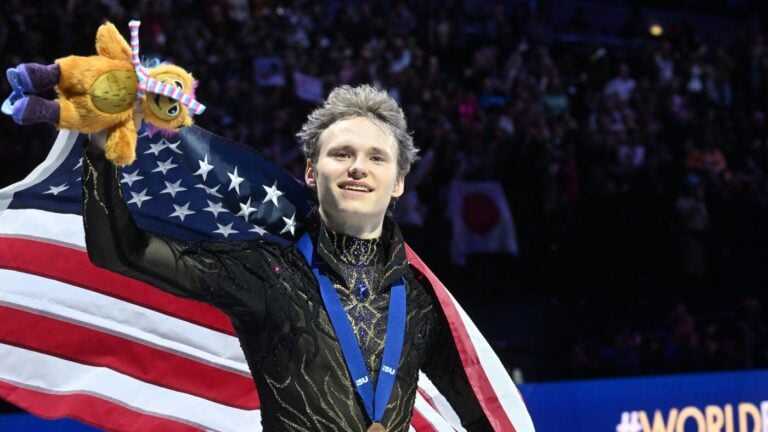 Ilia Malinin wins 3rd world title after Olympic disappointment : NPR-Breaking News, Latest Updates