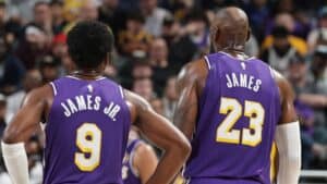 LeBron, Bronny James become first father-son duo to record assist to each other | Latest Sports News