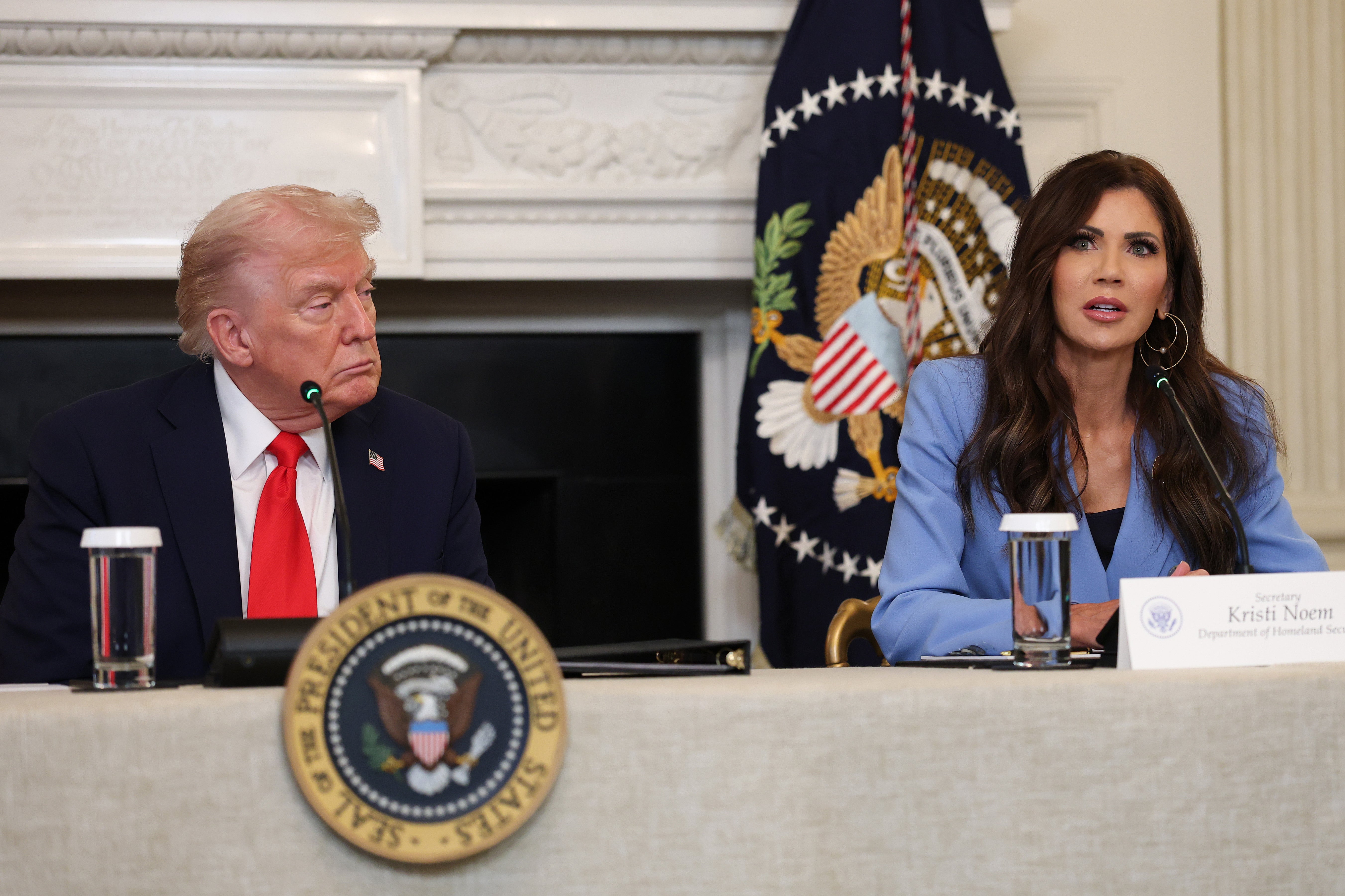 Noem was axed by President Donald Trump in a Truth Social post last month