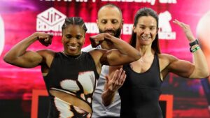 Caroline Dubois reacts to elbow barge from Terri Harper: ‘She’s trying to be me. She’s trying to pretend’ | Boxing News | Latest Sports News