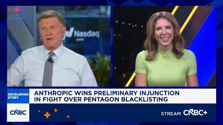 Anthropic wins preliminary injunction in fight over Pentagon blacklisting