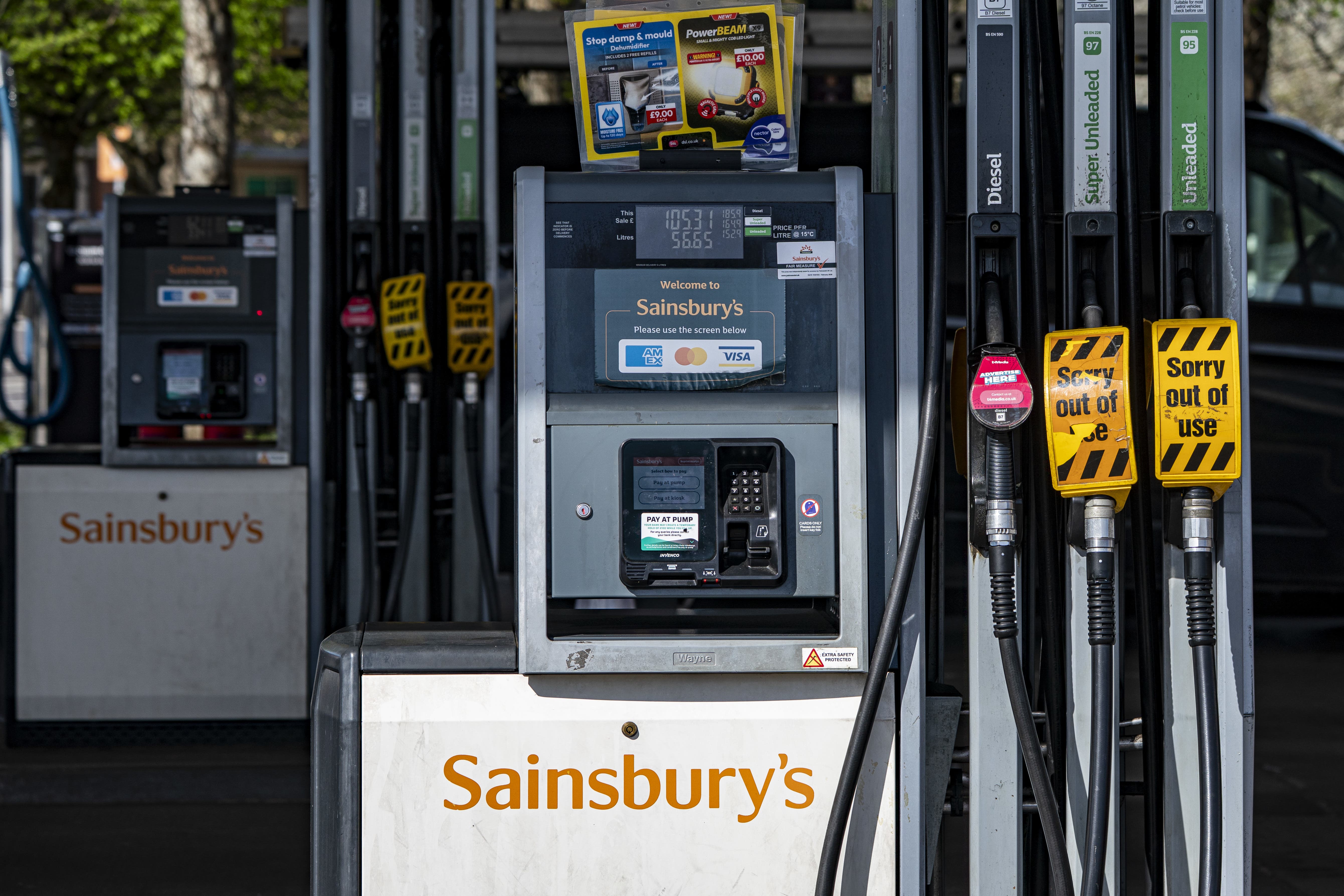 The government is facing calls to alleviate the cost increases hitting consumers on energy bills and at petrol stations (Ben Birchall/PA)