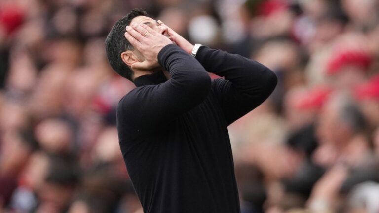 Arsenal open Premier League title door to Man City as Mikel Arteta describes Bournemouth defeat as ‘a big punch in the face’ | Football News | Latest Sports News
