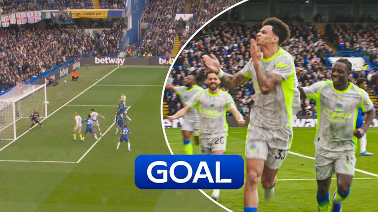 Nico O'Reilly scored for Man City vs Chelsea