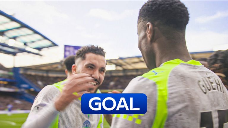 Marc Guehi scored Man City's second goal against Chelsea 