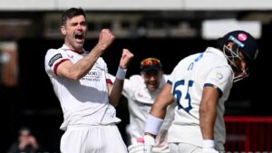 County Championship: Vintage James Anderson display inspires Lancashire victory over Derbyshire | Cricket News | Latest Sports News