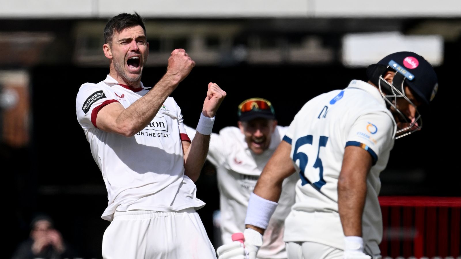 County Championship: Vintage James Anderson display inspires Lancashire victory over Derbyshire | Cricket News | Latest Sports News