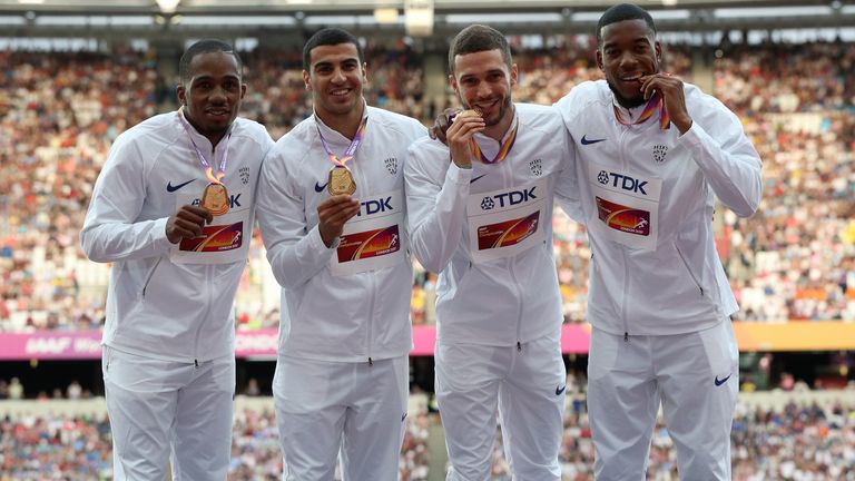Great Britain 4x100 Relay Men Gold | CJ Ujah, Adam Gemili, Adam Talbot & Nethaneel Mitchell Blake | 2017 IAAF World Championships in London