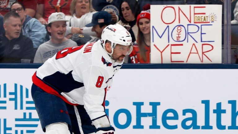 Amid ‘One more year!’ chants, Ovechkin leads Capitals to win | Latest Sports News