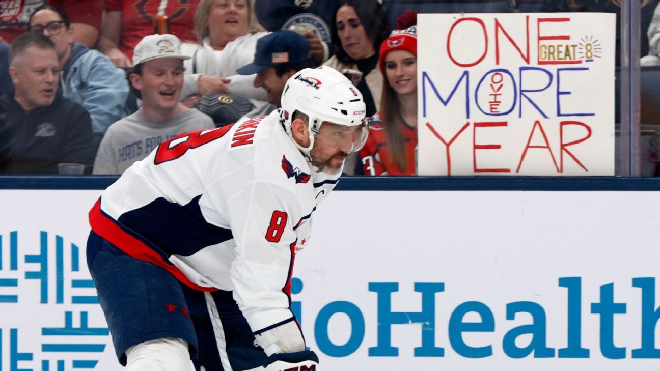 Amid ‘One more year!’ chants, Ovechkin leads Capitals to win | Latest Sports News