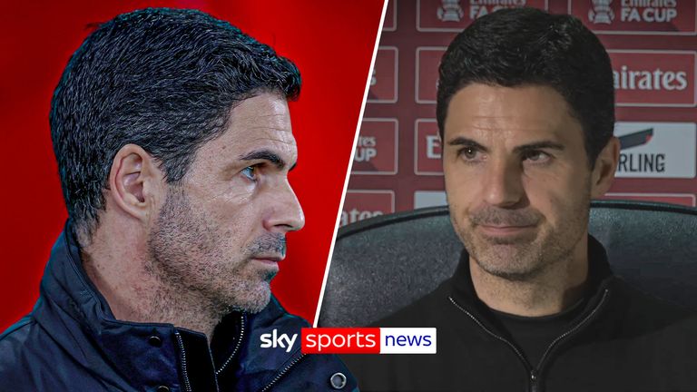Arsenal manager Mikel Arteta.