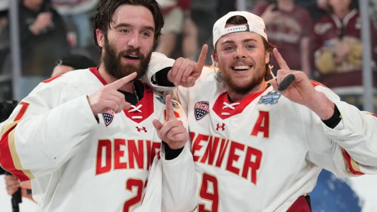 Denver Pioneers win 3rd NCAA men’s hockey title in 5 years | Latest Sports News