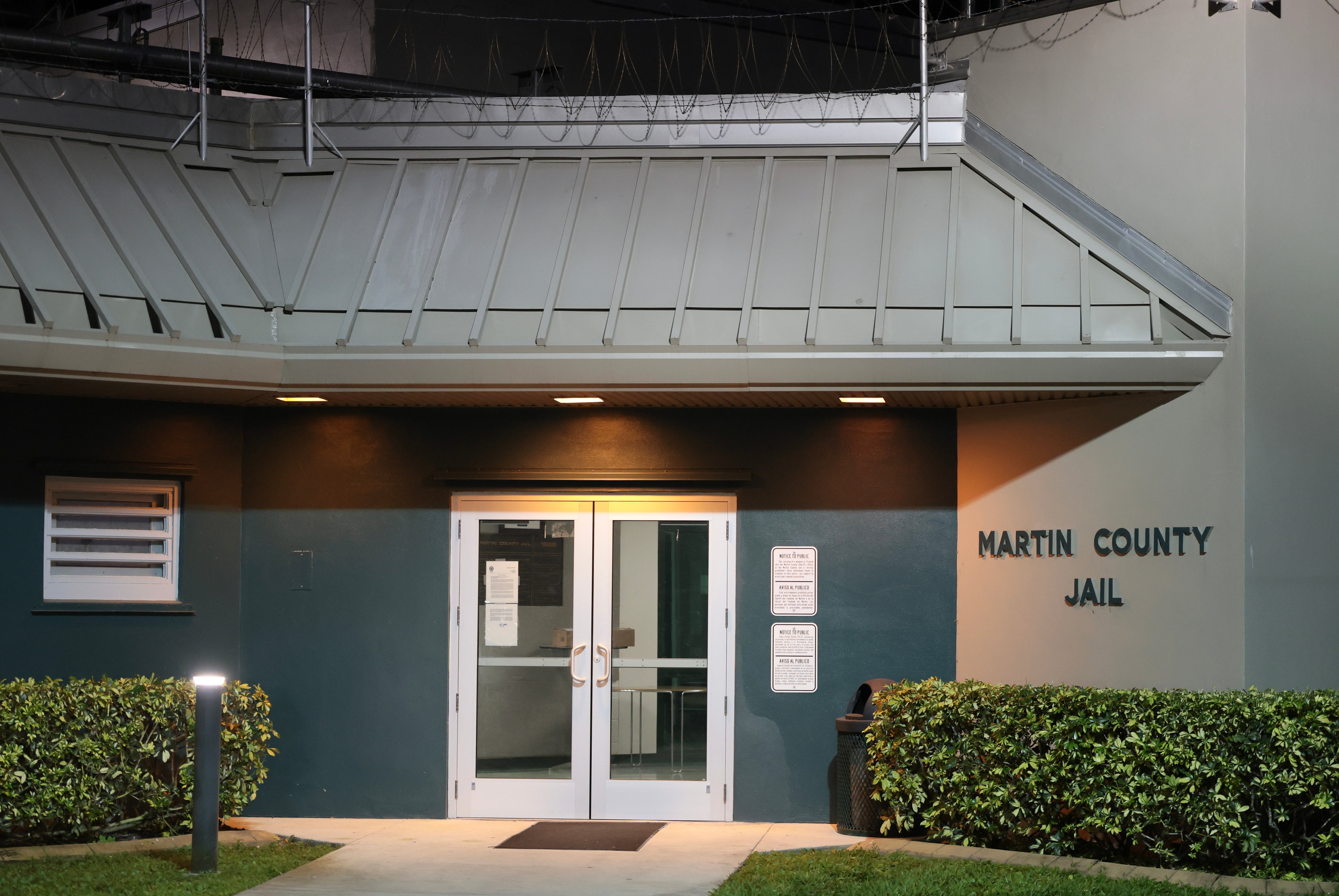 Woods was arrested and taken to Martin County Jail after the crash