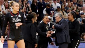 ‘Frustrated’ Auriemma gets into heated sideline spat with Staley after loss | Latest Sports News