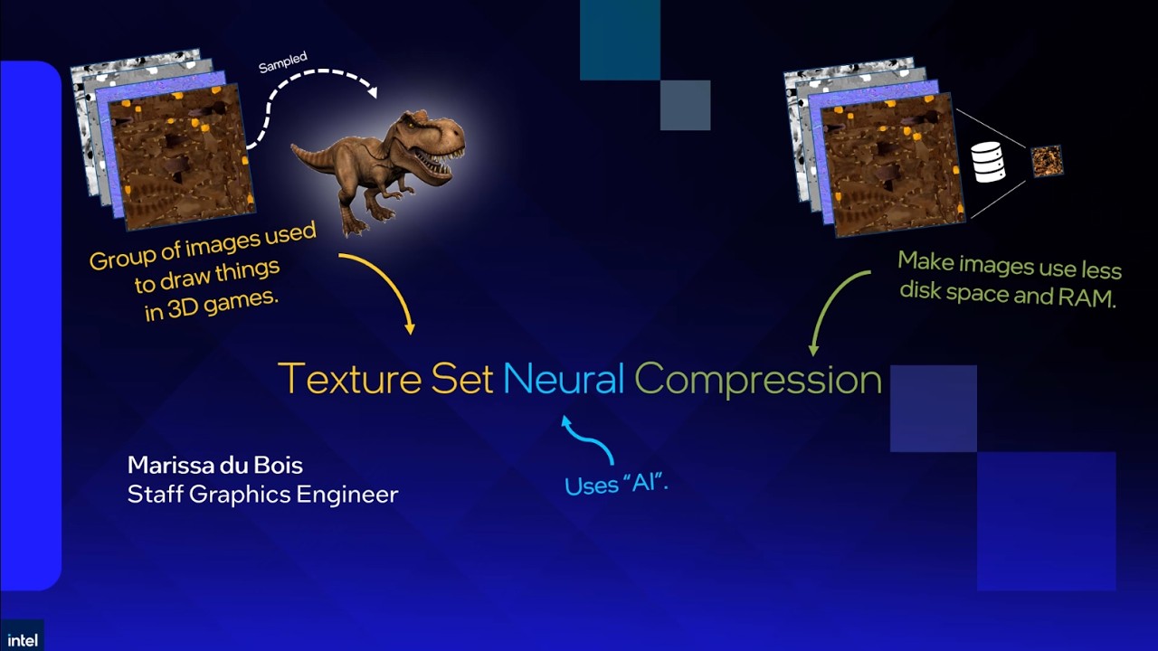 Texture Set Neural Compression | Intel software - YouTube