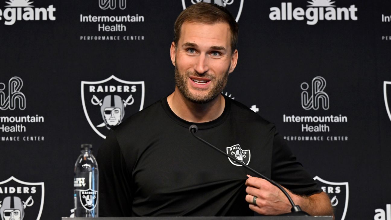 Kirk Cousins: Raiders need to play best QB, even if not me | Latest Sports News