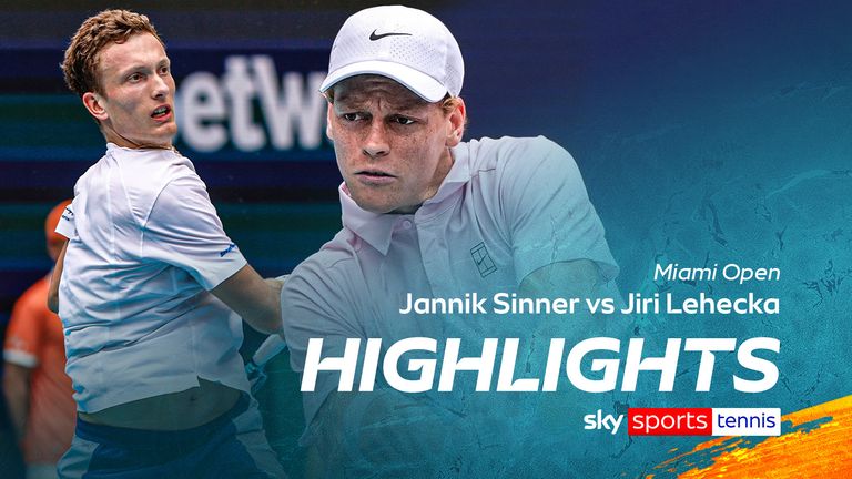 Jannik Sinner vs Jiri Lehecka hls