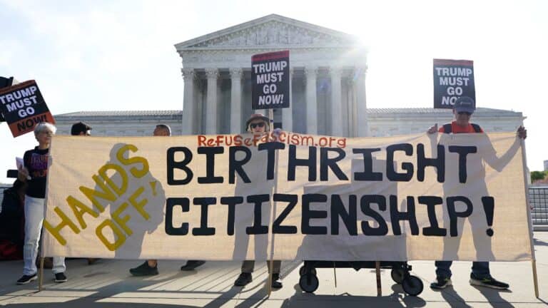 Supreme Court hears birthright citizenship case, Trump in room – Business News, Markets & Economy