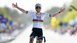 Tadej Pogacar: World champion equals record with third Tour of Flanders win | Latest Sports News