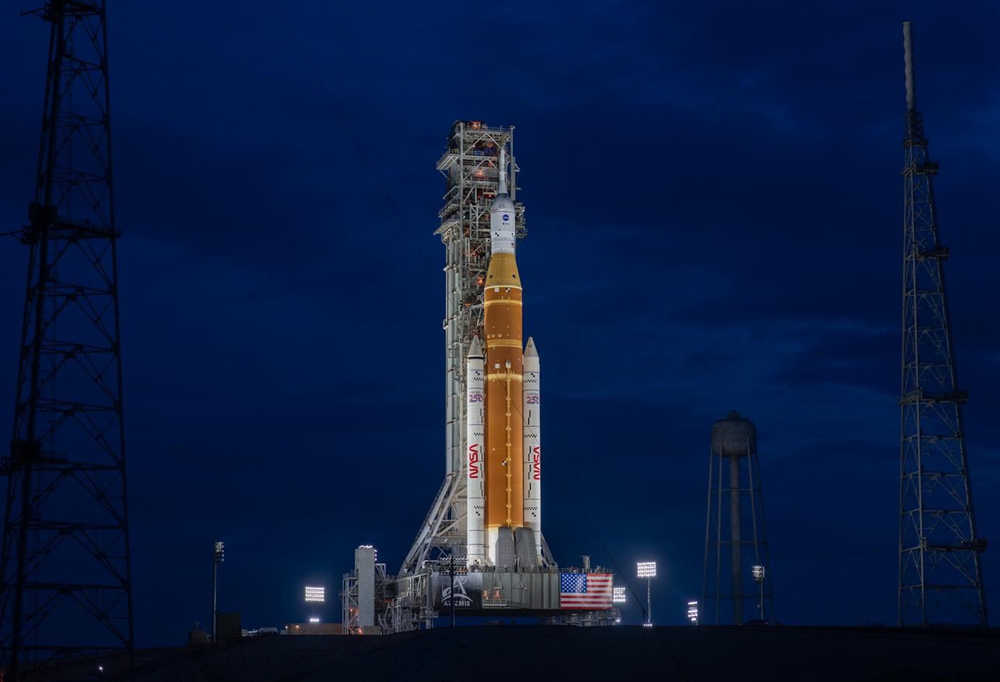 Artemis II rocket.