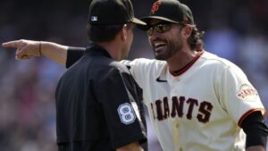 Tony Vitello nets first MLB ejection as Giants fall to 3-7 | Latest Sports News