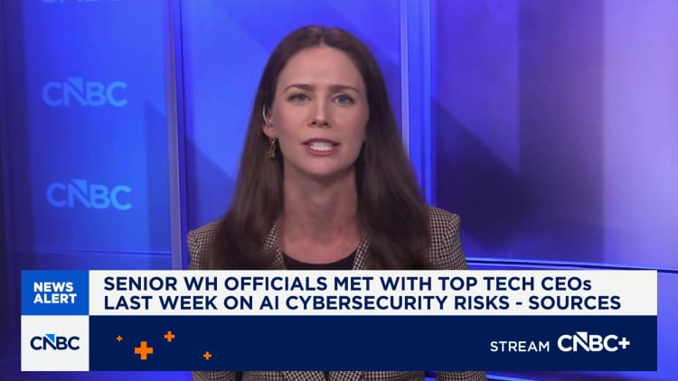 Sr. White House officials met with top tech CEOs last week on AI cybersecurity risks, according to sources