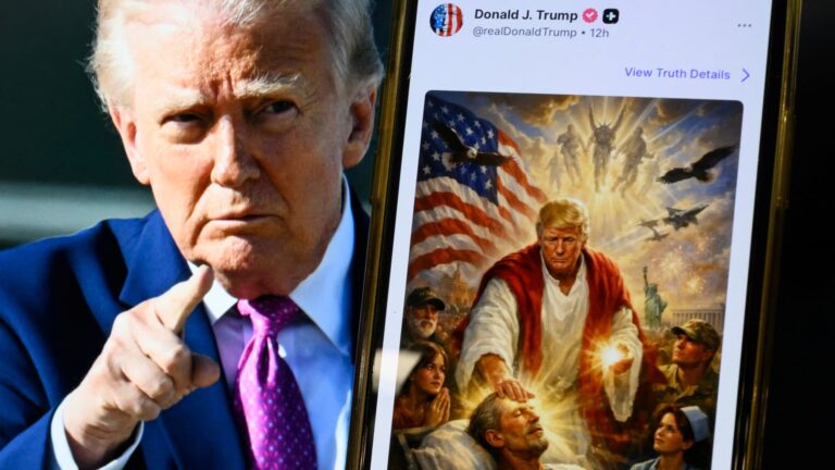 Trump deletes AI image of him as Jesus, says meant to be doctor – Business News, Markets & Economy