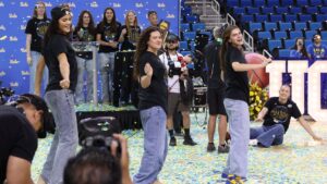 UCLA celebrates basketball title with fans at Pauley Pavilion | Latest Sports News