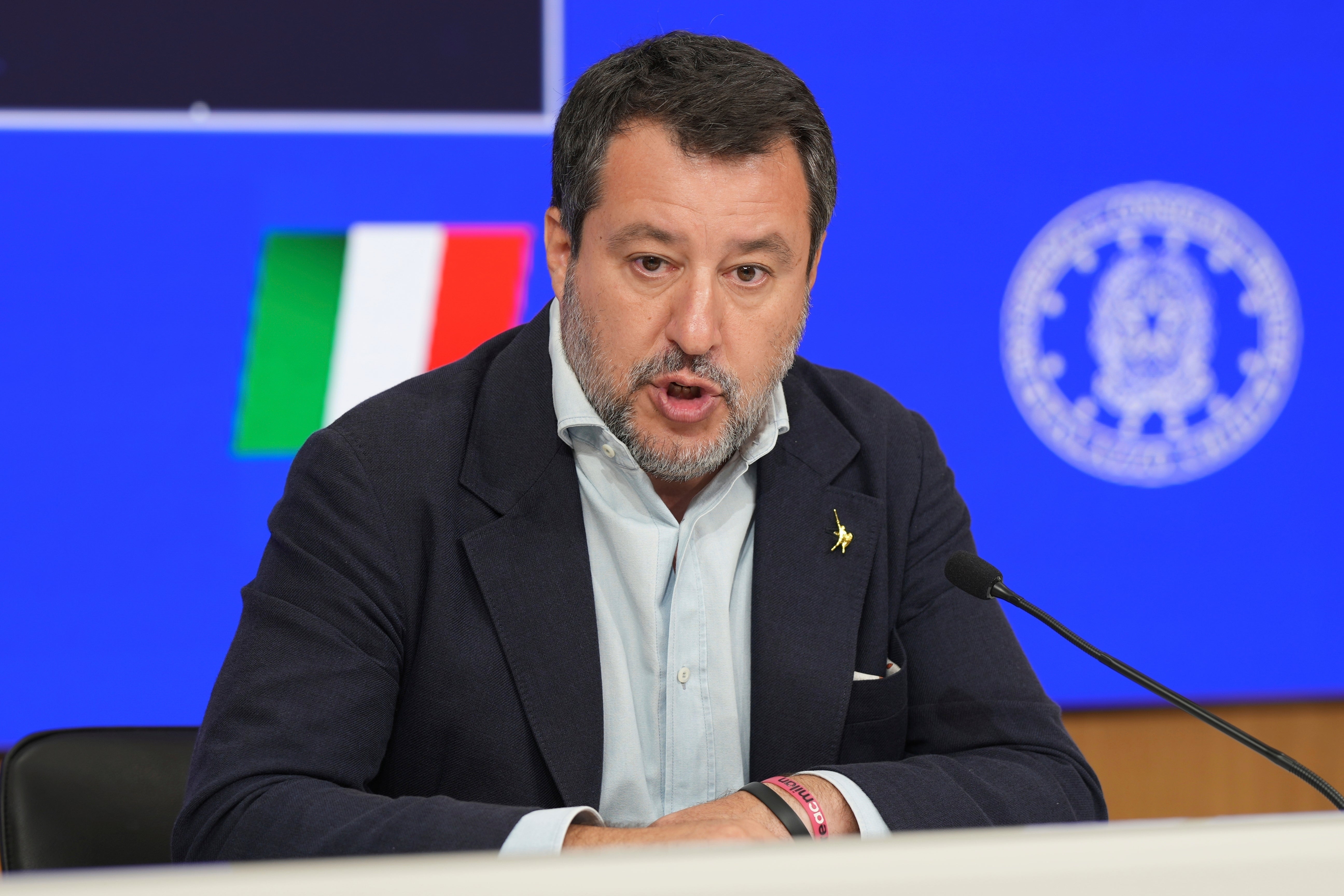 Italy’s deputy prime minister Matteo Salvini