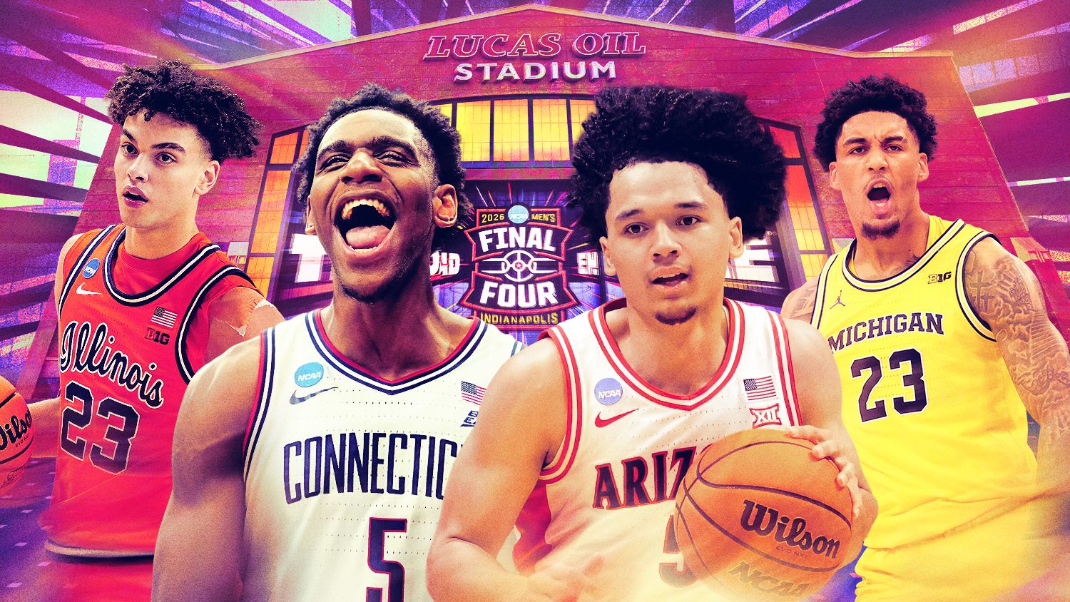 Your men’s Final Four guide: Illinois-UConn, Arizona-Michigan (with predictions!) | Latest Sports News